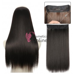 Extensie de par Flip-In, pe Guta dreapta delux dubla de 80 cm - Saten Inchis SQ66280